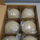 Stanbroil Ceramic Balls - 5" Round Fire Stones for Fire Pit Fire Bowl and Fireplace - Set of 6, Beige