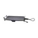 BroilKing PCG-5 Electric Flat Top Griddles | Countertop Hot Plate Grill for Restaurant Teppanyaki Food Truck | Removable Backsplash and Grease Tray, 29W x 12.5D x 5.5"H, Black, Stainless Steel, 120v