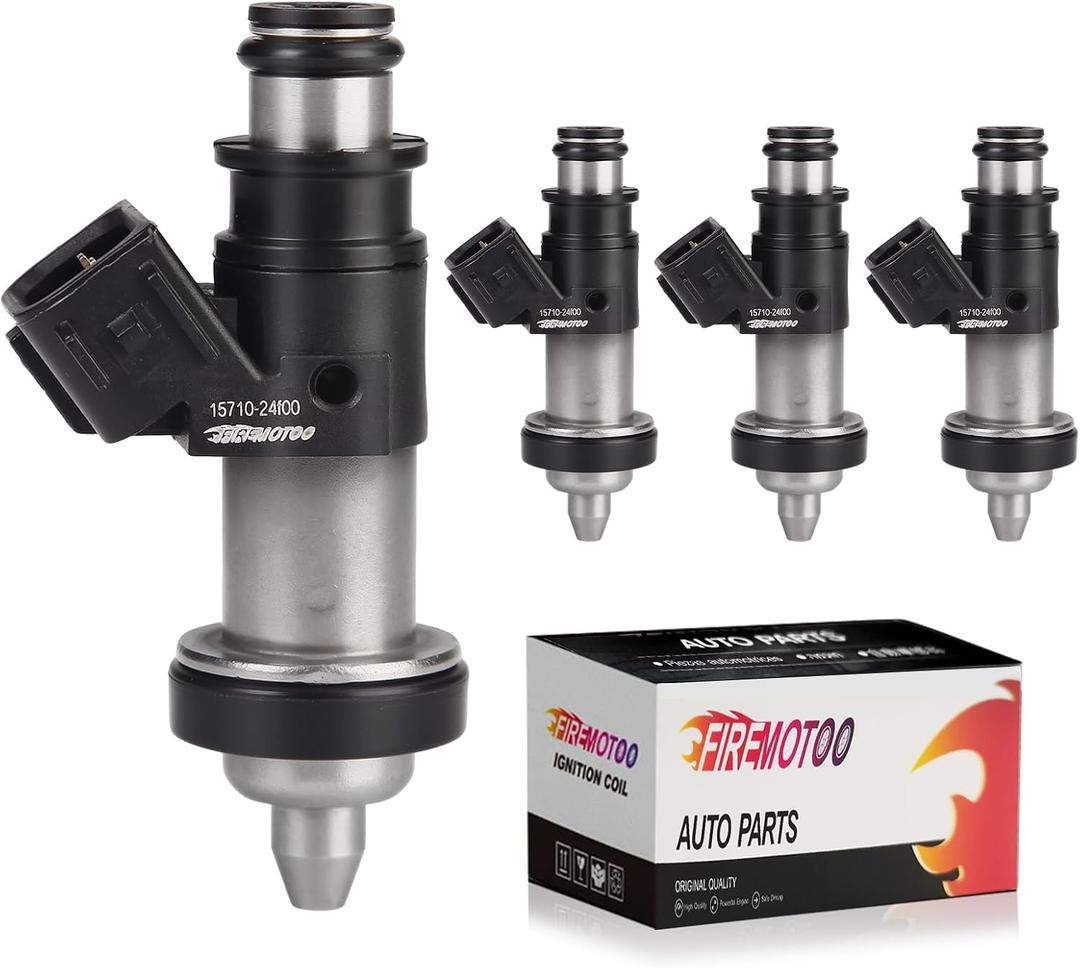 Fuel Injector Pack of 4 1 Holes Compatible with Suzuki Hayabusa GSX1300 | for Suzuki Hayabusa GSX1300R GSX1300RZ 1999-2007 GSX-R600 GSX-R600Z 2001-2003 GSX-R750 2000-2003 GSX-R1000 2001-2002