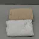 KeaBabies 2-Pack Organic Crib Sheets for Boys, Girls - 52x28 Fitted Crib Mattress Sheet Neutral, Breathable Jersey Cotton Cover for Baby Bed, Toddler Mattress, Soft & Cute Prints (Khaki)