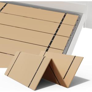 NobleRealm Foldable Box Spring Twin, Twin Size Bunkie Board & Bed Support Slats, Bed Board for Mattress Support, Easy Setup, Correct Sleeping Posture, Reduce Backache (32 x 60 Twin Size)