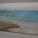 TAR TAR STUDIO Seascape Canvas Painting Wall Art: Oil Painting Style Beach Theme with Hand Painted Texture Canvas Art Wall Décor for Living Room (48" W x 24" H, Multiple Sizes)