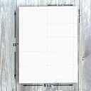 Hamilco Blank Business Cards Card Stock Paper White Mini Note Index Perforated Cardstock for Printer Heavy Weight 80 lb 3 1/2 x 2" 100 Sheets 1000 Cards
