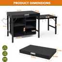 Outdoor Cooking Station for Camping,Grill Table for Blackstone Griddle, 5ft/59in-Large