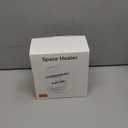 Space Heater, Portable Electric 500W PTC Ceramic Heaters for Indoor Use, Efficient Fast Heating, Tip-Over & Overheat Protection, Quiet Small Mini Desk Heater for Bathroom Home Office Bedroom (Black)