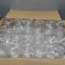 48 Stemless Plastic  Glasses - 12oz Clear Disposable Party Cups for Parties - Tumblers