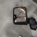 Driver Left Side Door Towing Mirror Power and Heated with Signal Light and BLIS Textured Back Cover For Chevrolet Silverado GMC Sierra 2500HD 3500HD from 2019 to 2024