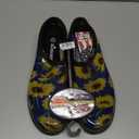 Sloggers Original Waterproof Rain and Garden Shoe for Women Outdoor Slip-On Garden Clog - Made in The USA with Premium Comfort Insole and Arch Support (10, Sunflower Print Blue)