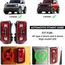 Right Tail Light Assembly Fit for Ford Bronco 2021 2022 2023