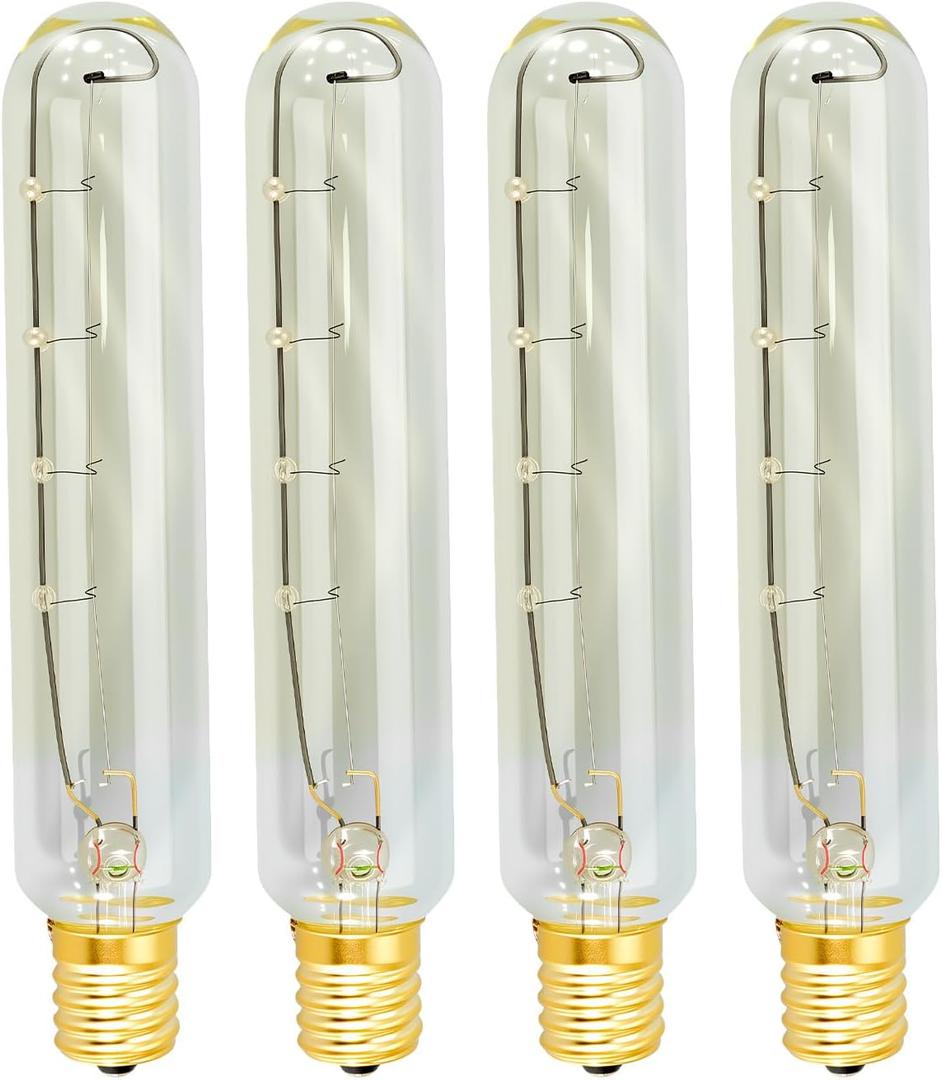Refrigerator Light Bulb Fit for Sub-Zero 500 501 550 532 542 561 590, Replace 7014647, Light Bulb E17 Base 120V 40W, 4Pcs