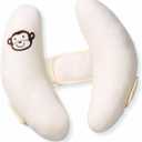 Inchant Adjustable Toddler Headrest & Neck Support, Banana Shape Travel Pillow,Best Headrest for Car Seat,Pushchair, White