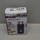 SIMPLETASTE Milk Frother, 4-in-1 Electric Milk Steamer, Automatic Warm and Cold Foam Maker and Milk Warmer for Latte, Cappuccinos, Macchiato (Blue)