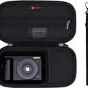 XANAD Hard Case for Sony a6400 a6700 a6000 a6100/Sony ZV-E10 ZV1 ZV1F ZV-E10 II/Sony RX100 VII Mirrorless Digital Camera, with Shoulder Strap,Black