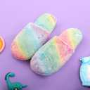 Kids Slippers Luminous Night Lights Warm Plush for Boys Girls House Indoor Shoes (12-13 Little Kid, Green)