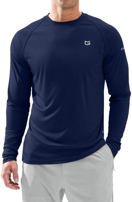 Men's Sun Protection Long Sleeve Shirts UPF 50+ XL
