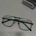 Reading Glasses for Men Square Double Bridge Blue Light Blocking Computer Readers