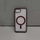 LoeoeL for iPhone 17e 16e Case Clear Mag Safe, Ultra Thin Slim Cover Magnetic Compatible with Magsafe Phone Case for Women Girl, Cute Soft TPU Silicone & Transparent Hard Plastic, Burgundy Maroon