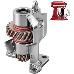 Upgrade Metal Gear WP240309-2 240309-2 Worm Drive Gear & Bracket Kit Compatible with KitchenAid EA734273 PS734273 AH734273 4162100 4162101 4169907 4169941 4170007 4176130 949544