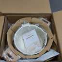 CAROTE Pots and Pans Set Nonstick, White Granite Induction Kitchen Cookware Set, 10 Pcs Non Stick Cooking Set w/Frying Pans & Saucepans(PFOS, PFOA Free)