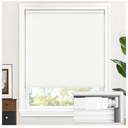 LazBlinds Cordless Cellular Shades, No Tools No Drill Light Filtering Honeycomb Shades Pleated Blinds for Windows, 33'' W x 36'' H, White