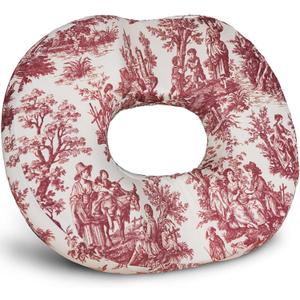 gswirmchsq Donut Pillow for Tailbone Pain, Hemorrhoid Pillow for Sitting, Memory Foam Donut Hemorrhoids Seat Cushion for Tailbone Pain Relief & Women Postpartum Pregnancy (Flower03)