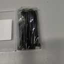 M10 x 100mm Hex Head Screws Bolts, 8.8 Grade Carbon Steel, Black Oxide Finish, Full Machine Thread, Right Hand External Hex Drive for Industrial & DIY, 6Pcs