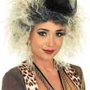 fun shack 80s Pop Diva Wig, Mullet Wigs for Women, 80s Wigs for Women Big Hair, Blonde 80s Wig Women, 80s Rock Band Costume