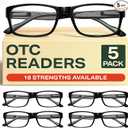 Gaoye 3.25 Professional Reading Glasses for All Day - Computer Readers with Blue Light Protection - Value Pack