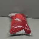 4 Pcs Women's Riding Hood Costume Halloween Party Dress with Red Hooded Cloak White High Socks Picnic Basket XL