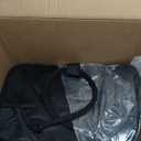 PetAmi Dog Purse Carrier for Small Dogs, Airline Approved Soft Sided Pet Carrier with Pockets, Ventilated Dog Carrying Bag for Puppy Cat, Dog Travel Supplies Bag, Sherpa Bed, Max 12 lbs, Black (One Size (Pack of 1))