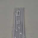 6 Pcs Window Security Bars, Adjustable Sliding Glass Door Bar Sliding Door Security Bar Window Safety Lock Bar with Rubber Tips for Children Home, Extends from 15.8-27.6 Inch, White