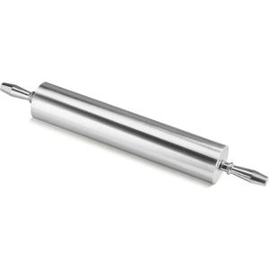 New Star Foodservice Extra Heavy Duty Restaurant Aluminum Rolling Pin, 18", Silver