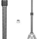 INNOREL ER222C Universal Carbon Fiber Tripod Center Column Extension Pole Extender - Two-Section Mid-Column Extension Rod Pole for Monopod DSLR Camera - 22.2mm Max Tube