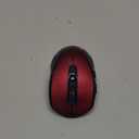 TECKNET Bluetooth Mouse, 4000DPI Wireless Mice for Laptop 2-in-1(BT 5.0/3.0+2.4Ghz) Computer Portable PC Mouse Wireless with USB Receiver for Mac (USB-A+Bluetooth, Black Red)