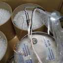 Chrome Mid Century Modern Bathroom Vanity Lights - 5-Light Wall Sconces with Frosted Milk Glass Globes