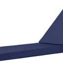 Cozyide Chaise Lounge Cushions Outdoor 72"x21"x3", Waterproof Lounge Chair Cushion with Removable Cover, Patio Chair Cushions for Outdoor Furniture with Adjustable Ties, 72"x21"x3", Navy