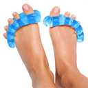 YogaToes Classic for Women - Small Fits 7 and up Sapphire Blue: Toe Stretcher & Toe Separator. Fight Bunions, Hammer Toes, Foot Pain & More! (Small (Pack of 1))