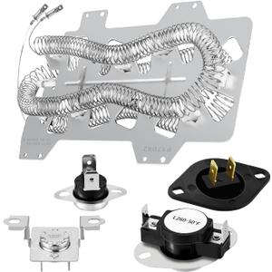 UpgradedDC47-00019A Heating Element for SAMSUNG Dryer DV42H5000EW/A3 DV45H7000EW/A2 DV40J3000EW/A2 DVE50R5400V/A3 DV42H5200EP/A3 DVE50R5200W/A3 DVE50M7450W/A3 3 DV210AEW/XAA by TOMOON