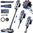 450W 45Kpa Cordless Vacuum Cleaner, Powerful Lightweight Stick Vacuum with LED Headlights & Brushless Motor & 45 Minutes Runtime, Household Vacuum Cleaners for Home Pet Hair Carpet Hardwood