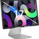 Heavy-Duty Tablet Stand for Desk, Portable Monitor Stand, iPad Stand, Especially Suitable for Large-Sized and Heavy Devices(7''-18''), with Superior Touch Stability.(Silver)