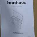 Boahaus Elara Extra-Large Vanity Desk with LED Mirror  Complete Makeup Station with Integrated Power & Built-in Speakers (Pink)