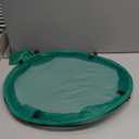 Bird Seed Catcher Trays 20" Diameter x 4" High, Green Spill Guard Platform for Bird Feeders, Outdoor Feeder Accessory