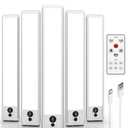 EZVALO Under Cabinet Lights, LED Closet Lights Wireless USB Charging, Motion Sensor Lighting Indoor 5700K Dimmable 3 Pack