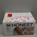 The Honest Company Comfort Dry Disposable Diapers for Sensitive Skin, Hypoallergenic, Rose Blossom + Tutu Cute, Club Box Size 1 (8–14 lbs), 78 Count