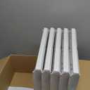 SNSLXH 5 Pack Stackable Closet Storage Basket, Multifunctional & Foldable Closet Organizer for Bathroom Kitchen Laundry Room Wardrobe Storage, Space-Saving Clothes Storage Drawer Organizer, White