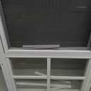 Shed Windows 2 Pack 14" W x 21" H Flush Mount White Window with Tempered Glass and Fiberglass Screen,Sliding Windows with Vertical Slider and Screws for Sheds,Chicken Coop, Playhouse Garbage Room etc