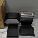 Involux 2 Pack Solar Post Cap Lights - Classic #1: for Flat Surfaces & 4x4 Vinyl, Also Fits 4x6 Wood (Sits-On-Top), 25 Lumen 3000K Warm White, Outdoor Deck Fence Light, Waterproof, Matte Black, Missing Screws & Plastic Anchors