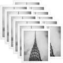8x10 Picture Frame White Set of 12 for Wall Gallery Collage Photo Frames or Tabletop Display