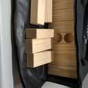 SWOOC Games - Giant Tower Party Game with Hidden Jello Shots - Includes Disposable Cups, Lids & Carrying Case - Stacks up to 5ft - Tipsy Topple Game for Adults - Giant Outdoor Games - Jumbo Bar Fun