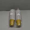 100 PCS Party Cups 12 Oz Plastic Cups Bulk for Party Graduation Wedding Birthday Family Gatherings and New Year (Gold)